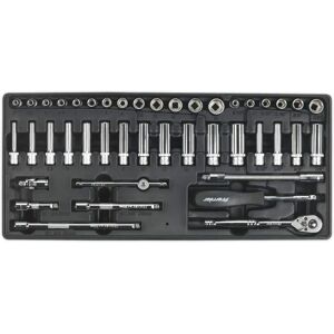Sealey TBT19 Socket Set with Tool Tray - 43pc 1/4"Drive Sealey TBT19 Socket Set with Tool Tray - 43pc 1/4"Drive