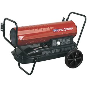 Sealey AB1258 Space Warmer - 125,000btu/hr Kerosene/Diesel Heater with Wheels Sealey AB1258 Space Warmer - 125,000btu/hr Kerosene/Diesel Heater with Wheels