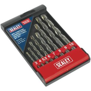 Sealey AK5708 Tungsten Carbide Masonry Drill Bit Set 8pc Sealey AK5708 Tungsten Carbide Masonry Drill Bit Set 8pc