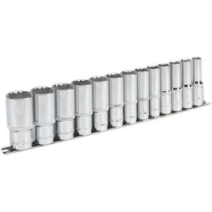 Sealey AK2675 13pc Deep WallDrive Socket Set - Imperial Sealey AK2675 13pc Deep WallDrive Socket Set - Imperial