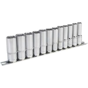 Sealey AK2683 12pc Deep WallDrive Socket Set - Metric Sealey AK2683 12pc Deep WallDrive Socket Set - Metric