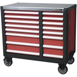 Sealey AP24216 Heavy Steel Mobile Workstation - 16 Drawer with Ball Bearings Sealey AP24216 Heavy Steel Mobile Workstation - 16 Drawer with Ball Bearings