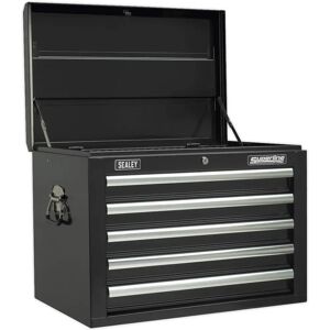 Sealey AP26059TB Topchest 5 Drawer with Ball Bearing Runners - Black Sealey AP26059TB Topchest 5 Drawer with Ball Bearing Runners - Black