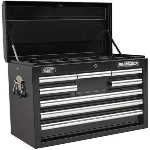 Sealey AP33089B Topchest 8 Drawer with Ball Bearing Runners - Black Sealey AP33089B Topchest 8 Drawer with Ball Bearing Runners - Black