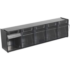 Sealey APDC5 Stackable Cabinet - 5 Bins for Components Sealey APDC5 Stackable Cabinet - 5 Bins for Components