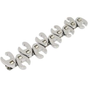 Sealey S0845 Chrome Vanadium Wrench Set - 10pc, Metric, 3/8"Sq Drive Sealey S0845 Chrome Vanadium Wrench Set - 10pc, Metric, 3/8"Sq Drive
