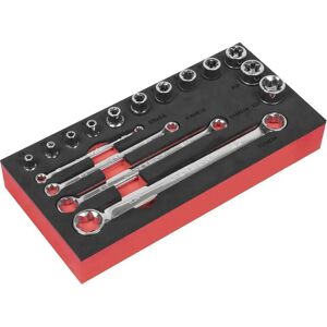 Sealey AK61801 16pc TRX-Star* Socket & Spanner Set Sealey AK61801 16pc TRX-Star* Socket & Spanner Set