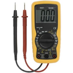 Sealey TM100 Professional Digital Multimeter - 6 Function Sealey TM100 Professional Digital Multimeter - 6 Function