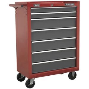 Sealey AP22507BB Rollcab 7 Drawer - Red/Grey Sealey AP22507BB Rollcab 7 Drawer - Red/Grey