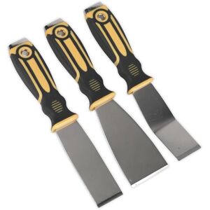 Sealey S0856 Stainless Steel Scraper Set - 3pc with Hammer Cap Sealey S0856 Stainless Steel Scraper Set - 3pc with Hammer Cap