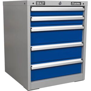 Sealey API5655A Industrial 5-Drawer Cabinet - Heavy-duty storage with lock Sealey API5655A Industrial 5-Drawer Cabinet - Heavy-duty storage with lock
