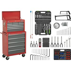 Sealey AP2250BBCOMBO Topchest & Rollcab - 14 Drawer, Tool Kit Sealey AP2250BBCOMBO Topchest & Rollcab - 14 Drawer, Tool Kit