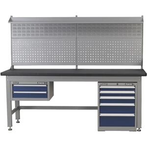 Sealey API1500COMB02 1.5m Industrial Workstation & Cabinet - Heavy Steel Sealey API1500COMB02 1.5m Industrial Workstation & Cabinet - Heavy Steel