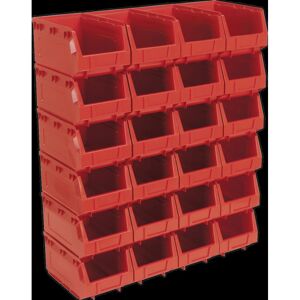 Sealey TPS324R Shockproof Storage Bin - 150x240x130mm - Red Sealey TPS324R Shockproof Storage Bin - 150x240x130mm - Red
