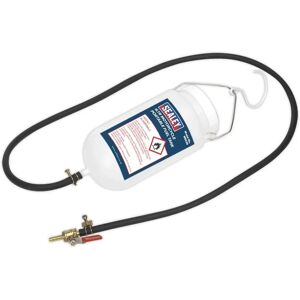 Réservoir de moto portable Sealey MS029 - 1L, gravité, avec tuyau et colliers - Publicité Réservoir de moto portable Sealey MS029 - 1L, gravité, avec tuyau et colliers - Publicité