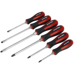 Sealey AK4932 Screwdriver Set - 6pc Hammer-Thru Sealey AK4932 Screwdriver Set - 6pc Hammer-Thru