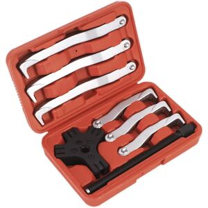 Sealey VS83 Puller Set - Reversible Twin/Triple Leg, 8Pc, 150 & 220mm Sealey VS83 Puller Set - Reversible Twin/Triple Leg, 8Pc, 150 & 220mm