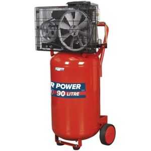 Sealey SAC1903B Compressor - 90L Vertical Belt Drive 3Hp Sealey SAC1903B Compressor - 90L Vertical Belt Drive 3Hp