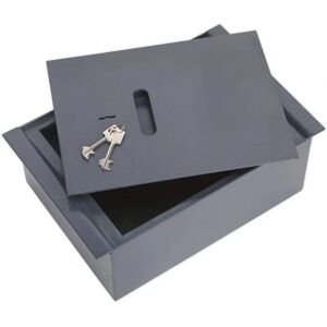 Coffre-fort au sol en acier robuste Sealey SKFS01 - Verrouillage à clé 260x400x140mm - Publicité Coffre-fort au sol en acier robuste Sealey SKFS01 - Verrouillage à clé 260x400x140mm - Publicité