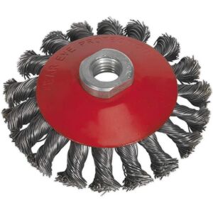 Sealey CWB100 Conical Wire Brush - Heavy Rust Removal Sealey CWB100 Conical Wire Brush - Heavy Rust Removal