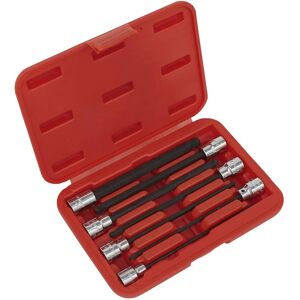Sealey AK62257 - Ball-End Hex Socket Set - 7Pc - 3/8Sq Drive - 150mm - Metric Sealey AK62257 - Ball-End Hex Socket Set - 7Pc - 3/8Sq Drive - 150mm - Metric