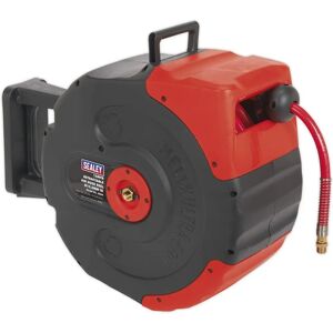 Sealey Sa94 Retractable Air Hose Reel - 15M, Ø12.5mm, Professional Sealey Sa94 Retractable Air Hose Reel - 15M, Ø12.5mm, Professional