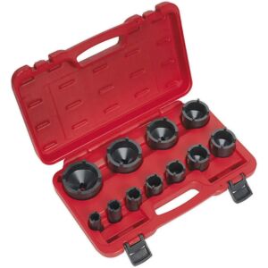 Sealey CV025 Ball Joint Socket Set - 11pc 1/2"Sq Drive Sealey CV025 Ball Joint Socket Set - 11pc 1/2"Sq Drive