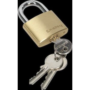 Sealey Brass Body Padlock - Model PL101 - 40mm - Security Level 2 Sealey Brass Body Padlock - Model PL101 - 40mm - Security Level 2