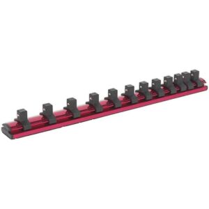 Sealey AK27083 Magnetic Socket Retaining Rail - 3/8 Inch - 12 Clips Sealey AK27083 Magnetic Socket Retaining Rail - 3/8 Inch - 12 Clips