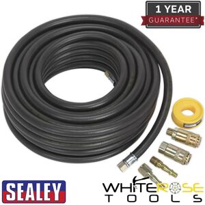 Sealey AHK01 Air Hose Kit - 15m x Ø8mm - Connectors Sealey AHK01 Air Hose Kit - 15m x Ø8mm - Connectors