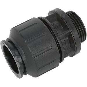 Sealey CAS28SA 28mm Straight Adaptor 1" BSP Pack Of 2 Sealey CAS28SA 28mm Straight Adaptor 1" BSP Pack Of 2