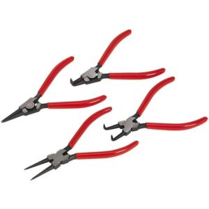 Sealey AK8454 Chrome Vanadium Circlip Pliers Set - 4pc 180mm Sealey AK8454 Chrome Vanadium Circlip Pliers Set - 4pc 180mm