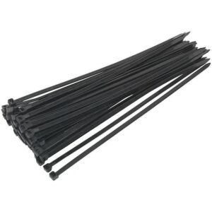 Sealey CT35076P50 Black Cable Ties - Cable Ties Sealey CT35076P50 Black Cable Ties - Cable Ties
