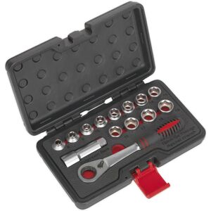 Sealey AK6926 Socket Set 14 Piece Go-Through Low Profile WallDrive Metric Sealey AK6926 Socket Set 14 Piece Go-Through Low Profile WallDrive Metric