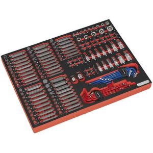 Sealey TBTP07 Tool Tray with Specialised Bits & Sockets - 177Pc Sealey TBTP07 Tool Tray with Specialised Bits & Sockets - 177Pc