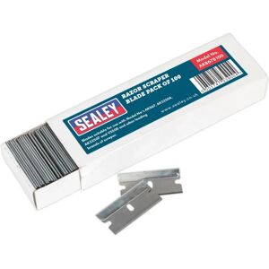 Sealey AK867B100 Razor Scraper Blades - Razor Scraper Blades Sealey AK867B100 Razor Scraper Blades - Razor Scraper Blades