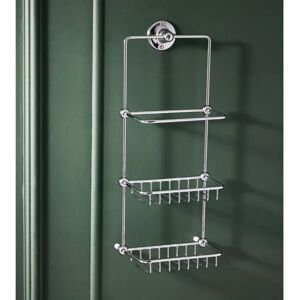 Hudson Reed Elizabeth Bathroom Storage - Rust-Resistant Chrome Finish Hudson Reed Elizabeth Bathroom Storage - Rust-Resistant Chrome Finish