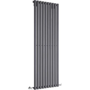 Radiatore verticale moderno Hudson Reed Revive - Antracite - 1600x590mm Radiatore verticale moderno Hudson Reed Revive - Antracite - 1600x590mm