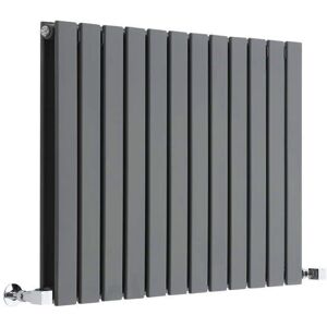 Radiatore Delta Hudson Reed - Pannello orizzontale in acciaio - 635x840mm - 1146W - Riscaldamento di lusso Radiatore Delta Hudson Reed - Pannello orizzontale in acciaio - 635x840mm - 1146W - Riscaldamento di lusso