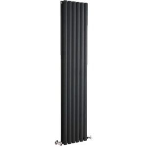 Termoarredo Revive di Hudson Reed - Design Verticale - Nero - 1780x354x78mm Termoarredo Revive di Hudson Reed - Design Verticale - Nero - 1780x354x78mm