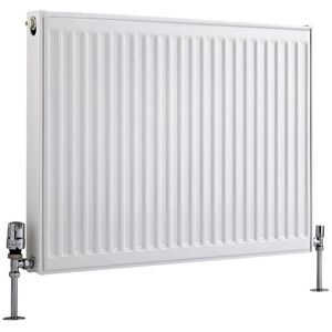 Hudson Reed - Radiatore Eco Tipo 21 - Bianco - 1359W - 600x800mm - Riscaldamento ad Acqua Hudson Reed - Radiatore Eco Tipo 21 - Bianco - 1359W - 600x800mm - Riscaldamento ad Acqua