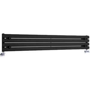 Radiatore Orizzontale in Acciaio Revive - Design Moderno Nero - 236x1600mm Radiatore Orizzontale in Acciaio Revive - Design Moderno Nero - 236x1600mm