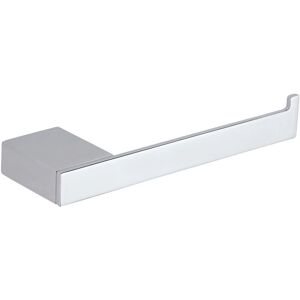 Milano Arvo Modern Wall Mounted Square Bathroom Toilet Roll Holder - Chrome Milano Arvo Modern Wall Mounted Square Bathroom Toilet Roll Holder - Chrome