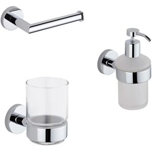 Hudson Reed Modern Bathroom Accessories Set - Chrome Hudson Reed Modern Bathroom Accessories Set - Chrome
