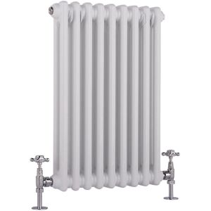 Radiateur Hudson Reed Regent - Style traditionnel en fonte - Finition blanche - 2x9 colonnes - 510W - 600x425mm - Publicité Radiateur Hudson Reed Regent - Style traditionnel en fonte - Finition blanche - 2x9 colonnes - 510W - 600x425mm - Publicité