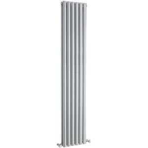 Radiatore Verticale Design Hudson Reed - Grigio Argento - 1800mm x 354mm - 1385W - Revive Radiatore Verticale Design Hudson Reed - Grigio Argento - 1800mm x 354mm - 1385W - Revive