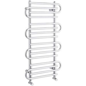 Hudson Reed - Modello Finesse - Radiatore asciugamani da bagno in cromo - 900x510mm Hudson Reed - Modello Finesse - Radiatore asciugamani da bagno in cromo - 900x510mm