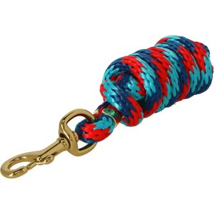 Shires Topaz Lead Rope Navy/Red/Turquoise - Lead Rope Shires Topaz Lead Rope Navy/Red/Turquoise - Lead Rope