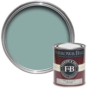 Farrow & Ball No.82 Dix Blue Full Gloss Paint - 750ml Farrow & Ball No.82 Dix Blue Full Gloss Paint - 750ml
