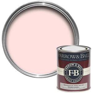 Farrow & Ball Middleton Pink No.245 Eggshell Paint - 2.5L Farrow & Ball Middleton Pink No.245 Eggshell Paint - 2.5L